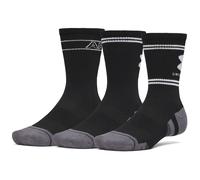 Set di calzini Under Armour New UA Perf Tech Nov 3Pk Crw Dimensioni dei calzini: 42-47,5 / Colore: nero