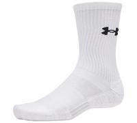 Set di calzini Under Armour Performance Cotton 3P Crw Dimensioni dei calzini: 42-47,5 / Colore: bianco
