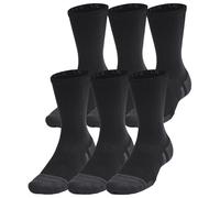 Under Armour Set di calzini Perf Tech 6Pk Crew Unisex Nero Taglia 42,5-47