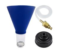 Set di cambio olio con imbuto | Attrezzature per cambio olio | Imbuto filettato per auto con chiave filtro e strumento di scarico, per veicoli a motore, camion, SUV, rimorchio, trattore, automobilista