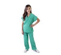 Set di camici per bambini Natural Uniforms - Soft Touch - Set di costumi per giochi di ruolo (verde chirurgico 5/6)