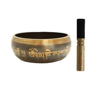 Set di campane tibetane, campane tibetane fatte a mano, per yoga, attenzione mindfulness e meditazione, campane tibetane martellate a mano da 10,4 cm per meditazione