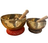 Set di campane tibetane fatte a mano per la guarigione del percorso spirituale