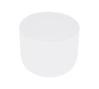 Set di campane tibetane in cristallo, 8 pollici, cristallo di quarzo, bianco, per la guarigione del suono, yoga, meditazione