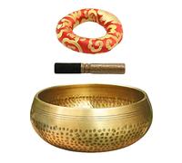Set di campane tibetane in rame per meditazione buddista, religione, credenza, regalo perfetto, diametro 8 cm, kit 4 pezzi di diametro 8 cm