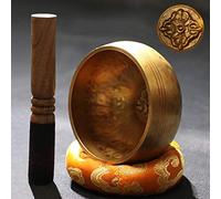 Set di campane tibetane per meditazione, in rame puro, per meditazione, yoga, rilassamento, chakra, guarigione, preghiera e consapevolezza, 1246