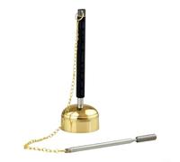 Set di campane tibetane per principianti con consapevolezza dorata per | Realizzato a mano in puro ottone, ricco tono gong, taglia S 5 cm, decorazione spirituale, bilanciamento dei chakra