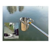 Set di campionatori d'acqua telescopici in acciaio inossidabile da 500 ml/1000 ml, asta di campionamento verticale con perno girevole e fisso, 1,5-20 m per laboratorio, fabbrica, analisi dell'acqua
