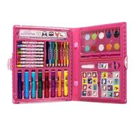 Set di cancelleria colorata Hello Kitty - Astuccio scolastico completo con pennarelli, matite colorate e accessori a tema per ragazze fan del personaggio più tenero di Sanrio, Scatola Hello Kitty
