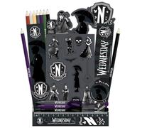 Set di cancelleria con calendario dell'Avvento per mercoledì 2026, con licenza ufficiale, conto alla rovescia di Natale per 24 giorni, con regali a sorpresa giornalieri, divertente cancelleria da