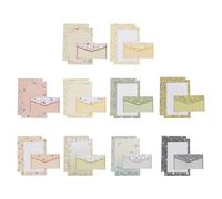 Set Di Cancelleria Da 90 Pezzi, Cancelleria Con Busta, Busta Elee, Busta In Stile Floreale, Cancelleria Per Biglietti D'Invito, Set Di Buste Fresche