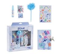 Set di cancelleria e accessori da colorare Disney per bambini con disegni di Frozen, Minnie e Stitch, ideale per colorare, creare lavoretti e fare regali creativi.