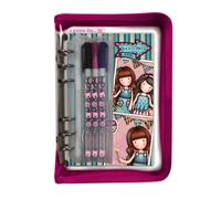 Set di Cancelleria Gorjuss Fireworks 5 Pezzi Rosso Granato