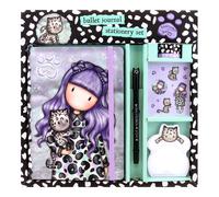 Set di Cancelleria Gorjuss Smitten kitten Viola Nero Bianco