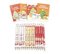 Set di cancelleria per bambini, penne gel per bambini, set di cancelleria per bambini, premio per feste di classe, ricompensa per il rientro a scuola, calza di Natale, quaderni, borsa regalo carina