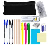 Set di cancelleria per la scuola, set di matematica per la scuola secondaria, set di cancelleria per il ritorno a scuola, forniture di cancelleria, set di cancelleria per esami, kit di matematica, kit