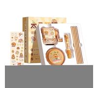 Set di Cancelleria | Set Adorabile Estetica Bambini Cartoon | Accessori Festa Include Temperamatite, Aspiratore, Gomma, Matite Per Ragazzi Unisex
