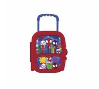 Set di cancelleria colorata Trolley Spidey - Kit scuola per bambini con ruote e accessori di Spidey e dei suoi amici, include adesivi, colori e attività