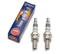 Set di candele NGK 2x CR9EIX Candela all'iridio con soppressione delle interferenze, filettatura lunga 19,0 mm Ø 10,0 mm esagono 16,0 mm, distanza tra gli elettrodi 0,75 mm, potere calorifico 9, 3521