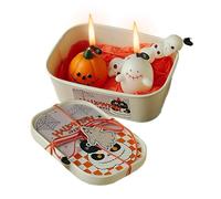 Set di candele profumate per Halloween, candele per aromaterapia a forma di zucca, fantasma, teschio, pietra tombale, dito, profumo, gotico, vacanze, decorazioni di Halloween, per interni, camera da