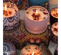 Set di candele profumate, set di candele aromaterapia, set regalo di candele profumate, con una varietà di profumi tra cui lavanda, fresie, crema alla vaniglia, rosa, colonia, sandalo, gardenia, per m