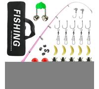 Set di canne da per bambini, canne da per ragazzi,Set piccola canna da - Kit da portatile per il anno, set di da estensibile con borsa per il trasporto per compleanno, vacanze