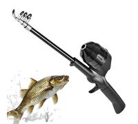 Set Di Canne Da Pescaa Per Bambini - Canna DaPesca Portatile Da 14,56 Pollici, Combinazione Canna E Mulinello Per Bambini, Set Da Lancio Ergonomico Leggero Per Giovani, Kit Per Pratica Di Pescaa Per P