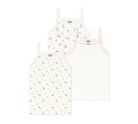 Set di Canottiere per Bambini in Cotone con Stampa Floreale
