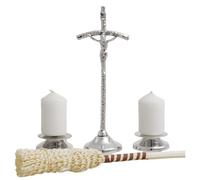 Set di canti natalizi papali in argento, 17 cm