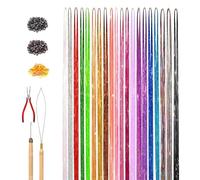 Set di capelli brillanti: filo per capelli lucido, fili luminosi vibranti | Materiale multicolore resistente al calore, per la bellezza domestica, decorazione del cab