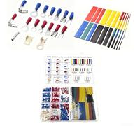 Set di capicorda con guaina termoretraibile, 1200 pezzi, 5 misure, stagnato