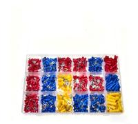 Set di capicorda con guaina termoretraibile, rame stagnato, 5 misure