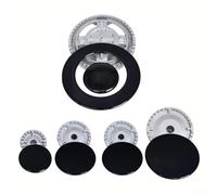 Set di cappelli da cucina, coperchio per forno, fornello a gas, bruciatore a corona, tappo a fiamma per forno a gas in metallo, adatto per stufe a gas Sabaf (piatto)