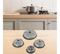 Set di cappelli da cucina per la maggior parte delle teste dei bruciatori a gas, per forno a gas, fornelli a gas, cappucci per fornelli a gas, copertura per cucina