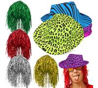 Set Di Cappelli Per Parrucche Uomo Uomini Cappellini Da Festa Cosplay