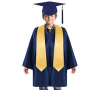 Set di cappello e abito da laurea per bambini | Set di abiti da laurea in età prescolare 2025 anni con nappe - Costumi formali per cerimonia dei bambini in età prescolare