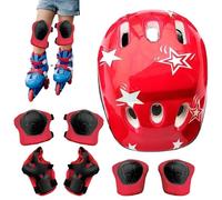 Set di cappello e ginocchiere per bambini, set di cappello e ginocchiere per bambini - Bambole per bambini Ciclismo Bicicletta Skateboard Ginocchiere Gomitiere | Accessori per pattinaggio con cappello