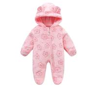 Set di cappotto imbottito per bambini con cappuccio e fodera morbida, ideale per il clima freddo nelle attività all'aperto durante le stagioni invernali