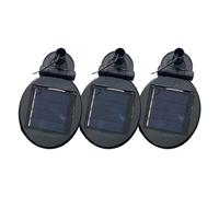 Set di cariche solari di ricambio resistenti alle intemperie con design a rotazione pannello fotovoltaico facile da usare per accessori per illuminazione esterna Illuminazione solare da appendere