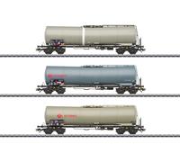 Set Di Carrelli Cisterne Ermewa Märklin 46545 Nuovo In OVP