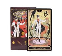 Set di carte con tarocchi - 78 Fantasy Night Theatre Oracle Cards | Gioco di carte per la divinazione | Gioco da tavolo mistico, Strumenti di lettura del destino originale per principianti, esperti