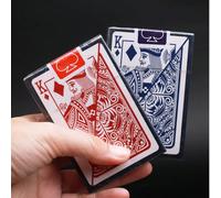 Set di carte da gioco impermeabili di lusso - Carte in PVC, design unico, adatte per tutti i giochi di carte e l'intrattenimento all'aperto, regalo per le vacanze, carte da gioco, giochi di carte, car