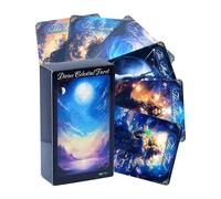 Set di carte dei tarocchi, figure mitologiche modello gioco di carte da collezione, mazzo di 78 carte per giovani e adulti, intrattenimento da tavolo per riunioni di famiglia, viaggi, bar