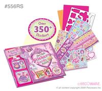 Set di carte e adesivi con principesse