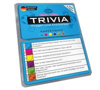 Set di carte quiz trivia (edizione dei bambini - tedesco) | 648 carte domande uniche in 6 categorie in una scatola da viaggio | Divertente gioco per bambini, amici e famiglie