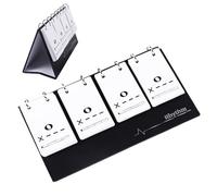 Set di carte ritmiche musicali con allenamento di emergenza, per studenti e insegnanti, ritmo preciso e lettura delle note per lezioni di musica e esercizio, 24,5 x 12 cm, decorazione per desktop