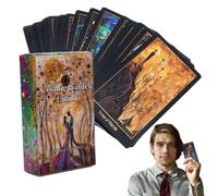 Set di carte tarocchi per principianti, da collezione, carte di | Gioco di società per l'interpretazione del destino per celebrazioni e libero