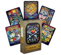 Set Di Carte Tarot Bonefire Con Libro Schiffer Publishing Angus-West NUOVO