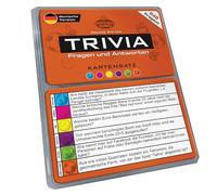 Set di carte Trivia, domande e risposte, set di espansione, giochi da tavolo, quiz, Pubquiz [German Language] (versione arancione)