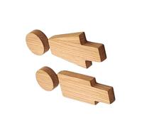 Set di cartelli in legno per bagno uomini e donne segno bagno segnaletica bagno targhe porta lavabi cartello decorazioni da parete interno bagno pubblico bagno